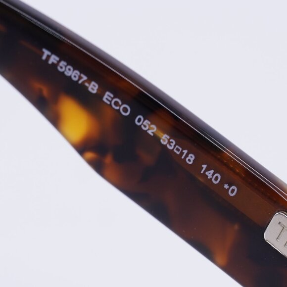 Tom Ford FT5967-B 052 Eyeglasses Havana 53mm Geometric Frame - Picture 6 of 9